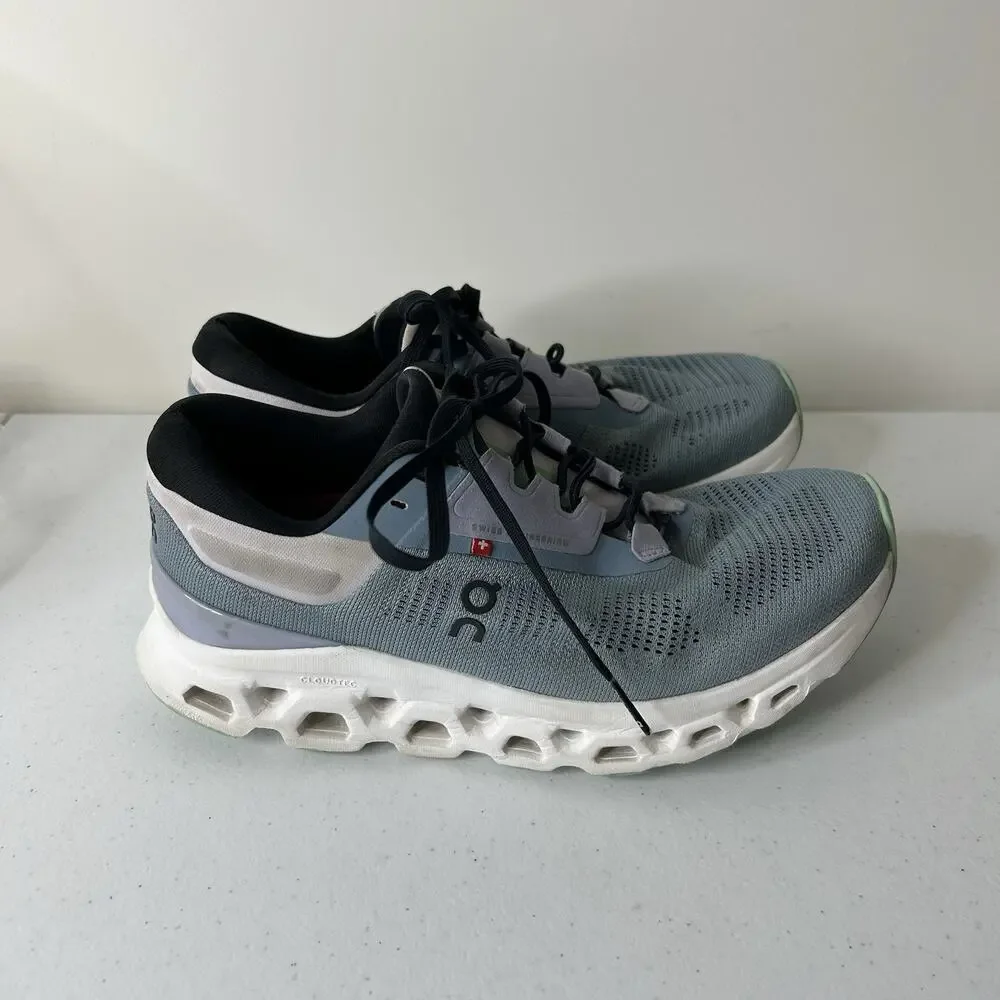On Cloud Cloudstratus 3 Womens 8.5 Wash Nimbus Blue Athletic Running Shoes - Picture 3 of 10